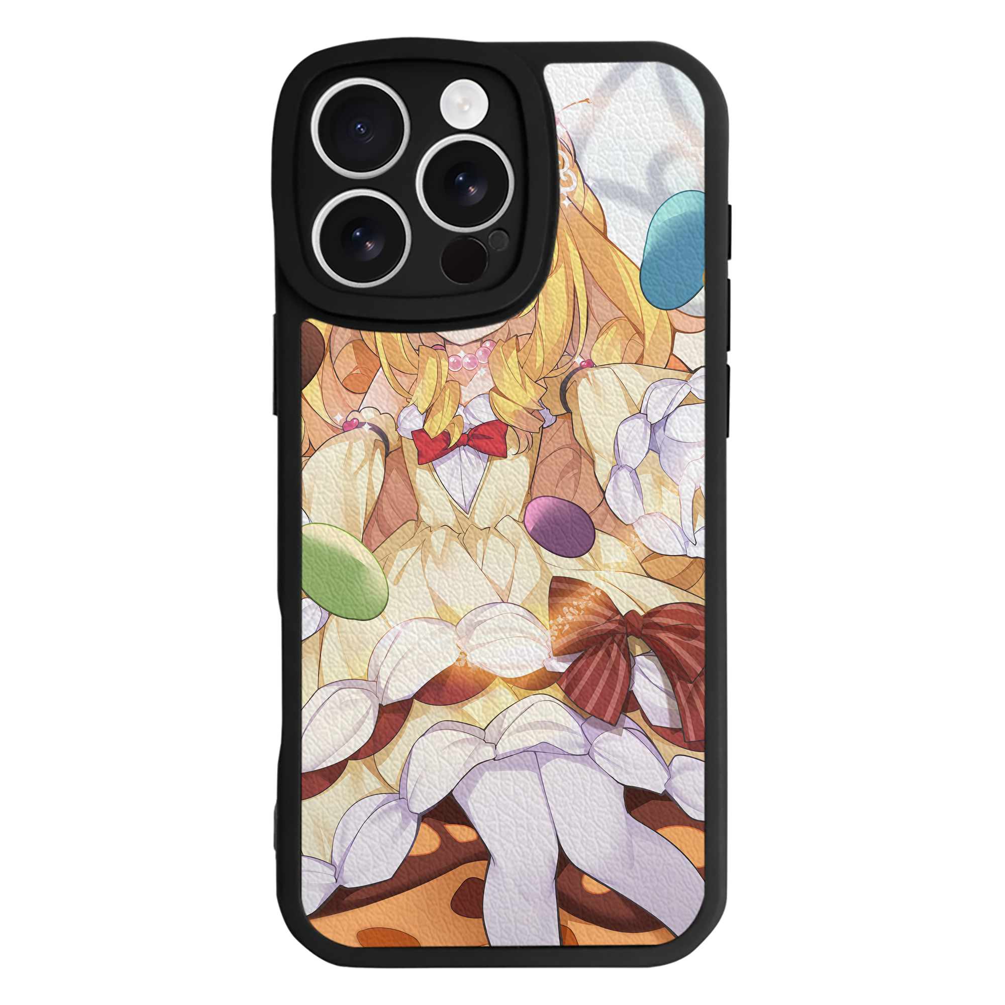 （画像用） 遊☆戯☆王 Yu-Gi-Oh! 【iPhone 16シリーズ対応】シリコンスマホケース（レザー調） 材質：シリコン